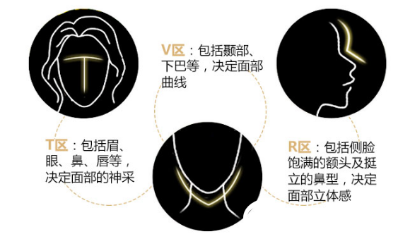 TVP面部美學(xué)標(biāo)準(zhǔn)示意圖 TVP面部美學(xué)標(biāo)準(zhǔn)示意圖