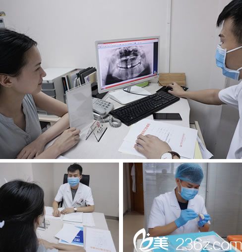 接受口腔求美者咨詢的徐學(xué)忠