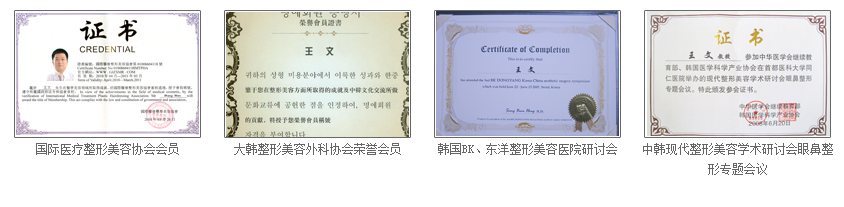 王文醫(yī)生榮譽(yù)資質(zhì) 王文醫(yī)生榮譽(yù)資質(zhì)