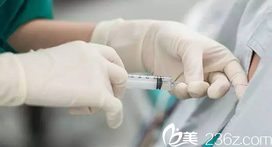 韓國在敦整形外科注射麻醉示意圖