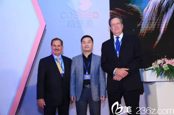 魯院長與美國Implantech公司總裁Ed Leicht合影 魯院長與美國Implantech公司總裁Ed Leicht合影