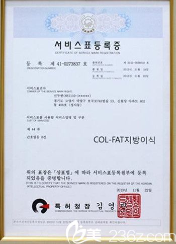 申枓翰院長證書 申枓翰院長證書