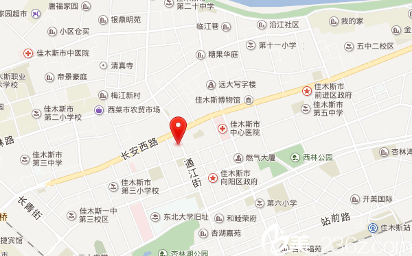 佳木斯韓藝來醫(yī)療美容醫(yī)院地理位置