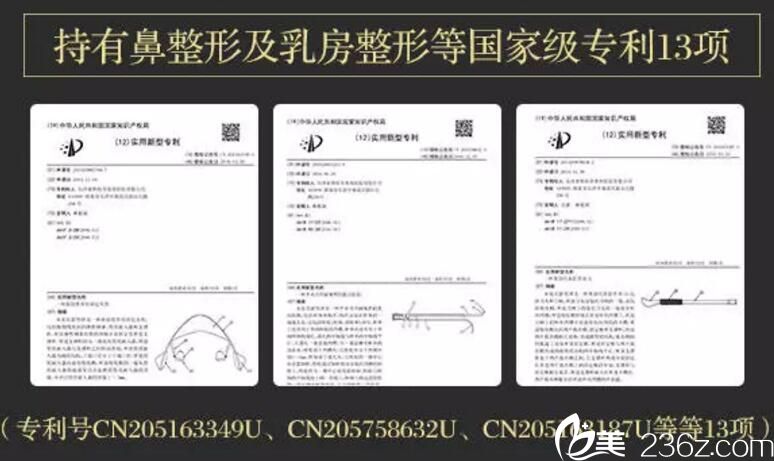 持有鼻整形及乳房整形等13項(xiàng)