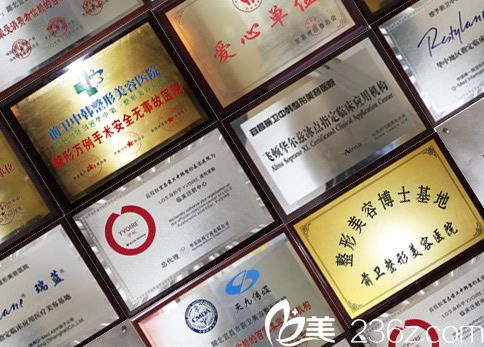 宜昌前衛(wèi)整形獲得榮譽(yù)