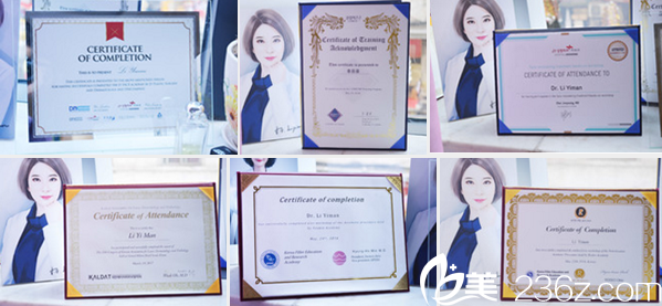 李易蔓所獲榮譽證明 李易蔓所獲榮譽證明