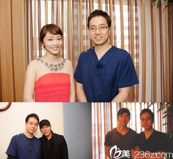 黃志勛院長(zhǎng)與韓國(guó)明星合影 黃志勛院長(zhǎng)與韓國(guó)明星合影