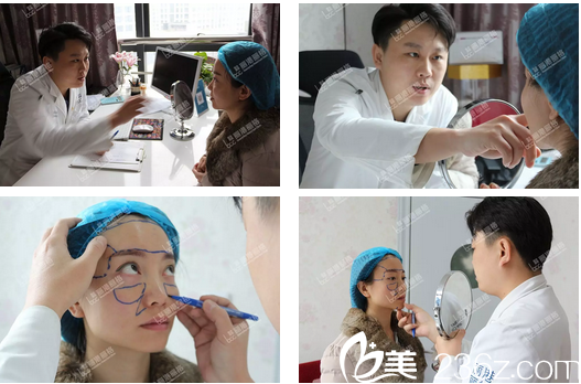 深圳麗港麗格謝俊院長面部脂肪填充術(shù)前面診設(shè)計(jì)圖