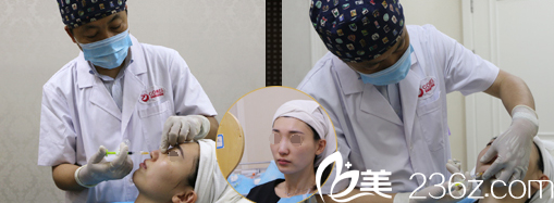 邵宏醫(yī)生隆鼻過程中 邵宏醫(yī)生隆鼻過程中