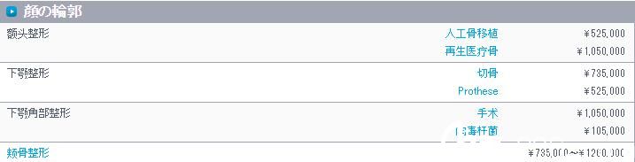 輪廓整形價位表