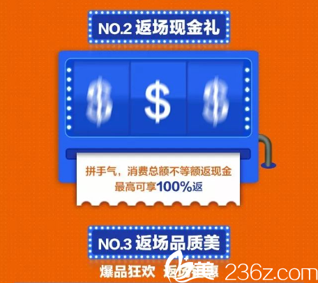 返場(chǎng)現(xiàn)金禮