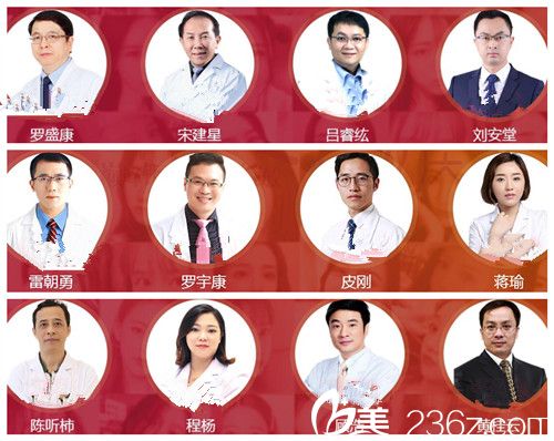 佛山華美整形12月坐診醫(yī)生