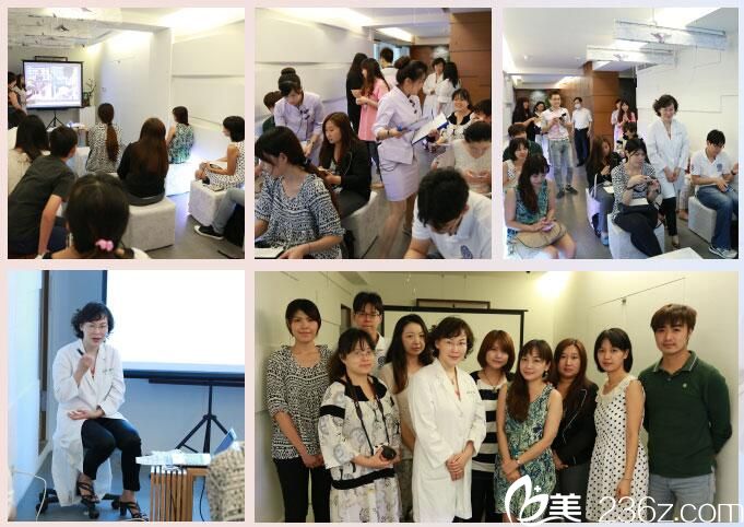 參與學會交流的盧靜怡醫(yī)生