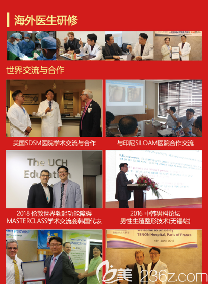 世檀塔男科醫(yī)院與世界交流