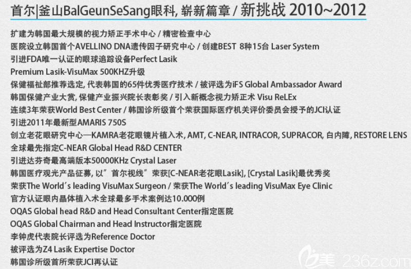 首爾金山BalGeunSeSang眼科耀眼成績 首爾金山BalGeunSeSang眼科耀眼成績