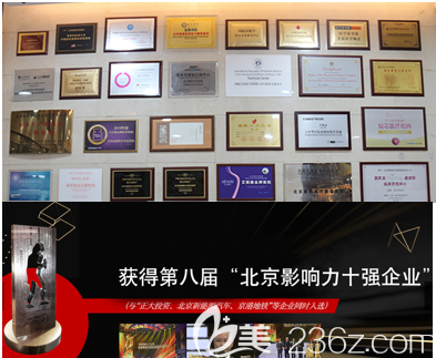 北京米蘭柏羽麗都醫(yī)院部分榮譽證書 北京米蘭柏羽麗都醫(yī)院部分榮譽證書