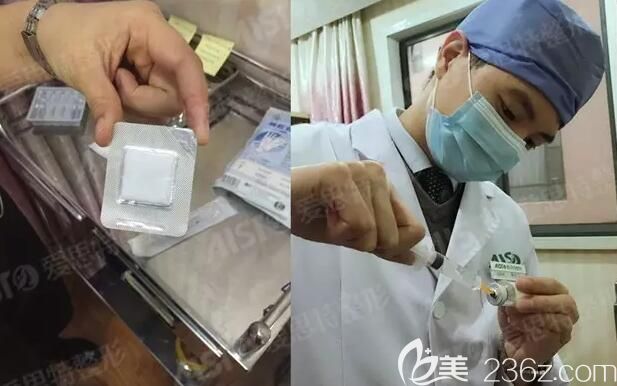 醫(yī)生將營養(yǎng)物質(zhì)加入等待注射 醫(yī)生將營養(yǎng)物質(zhì)加入等待注射