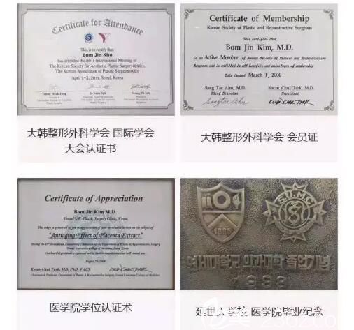 金范晉醫(yī)生榮譽(yù)證書 金范晉醫(yī)生榮譽(yù)證書