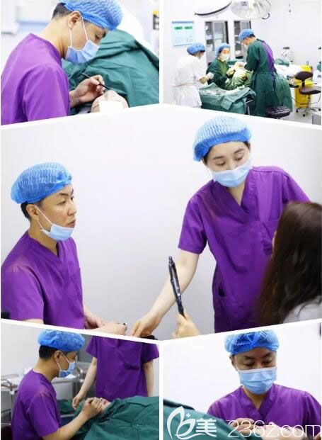 工作中的金成鎬博士 工作中的金成鎬博士