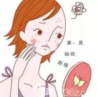 長期的生活中的各種壓力導(dǎo)致皮膚出現(xiàn)各種色斑等肌膚問題