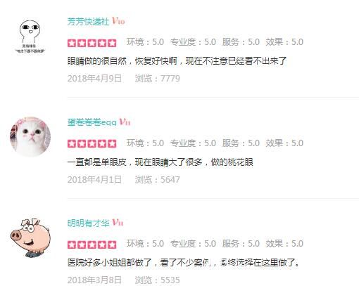 各種短評，全部打的是五分