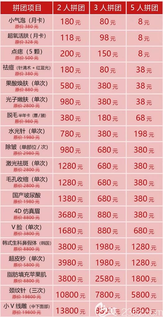 7月團(tuán)購(gòu)活動(dòng)價(jià)格表