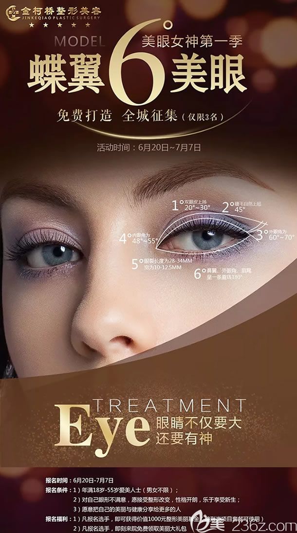 整形周其光和陳樹科雙眼皮案例模特招募活動