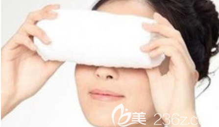 激光祛眼袋后注意眼周護(hù)理示意圖