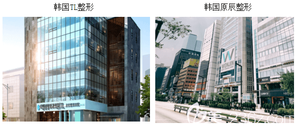 韓國TL整形醫(yī)院和原辰整形醫(yī)院大樓
