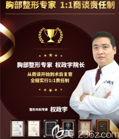 韓國隆胸醫(yī)生權(quán)政宇院長