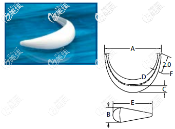 非思挺膨體下巴假體ePTFE  Extended  Chin系列