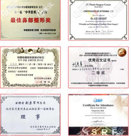 劉彥軍醫(yī)生榮譽(yù) 劉彥軍醫(yī)生榮譽(yù)