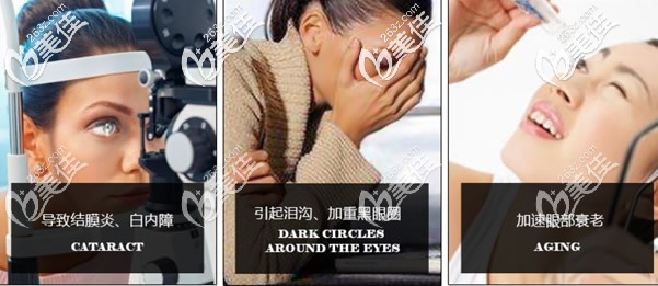 眼袋可能引發(fā)的眼部問題 眼袋可能引發(fā)的眼部問題