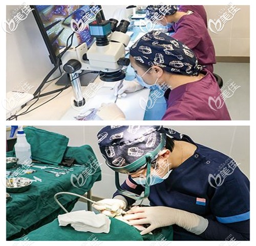 重慶萊森毛發(fā)移植過(guò)程