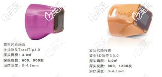 第五代熱瑪吉與第四代探頭對比