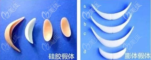 墊下巴采用的硅膠和膨體 墊下巴采用的硅膠和膨體