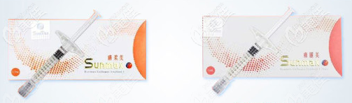臉部注射的膠原蛋白產(chǎn)品示意圖