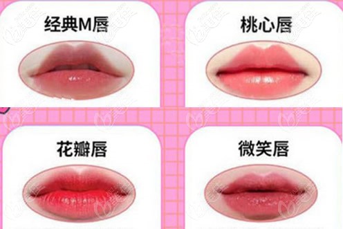M唇桃心唇花瓣唇微笑唇區(qū)別