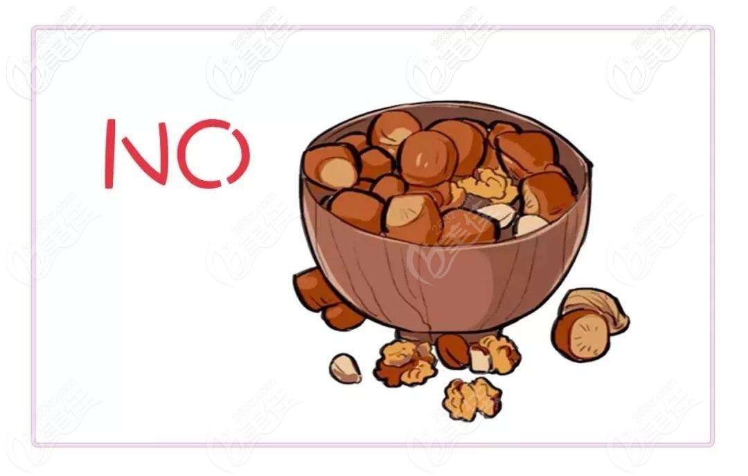 避免吃過硬的堅果哦 避免吃過硬的堅果哦