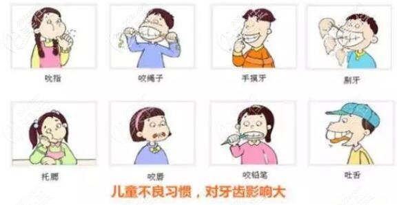 兒童口腔不良習(xí)慣 兒童口腔不良習(xí)慣