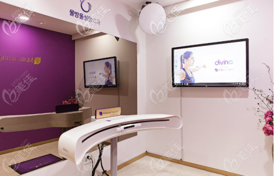 韓國(guó)水滴整形外科醫(yī)院一角