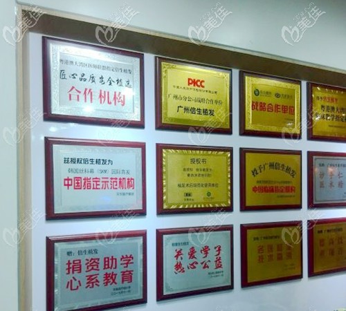 廣州倍生植發(fā)榮譽(yù)