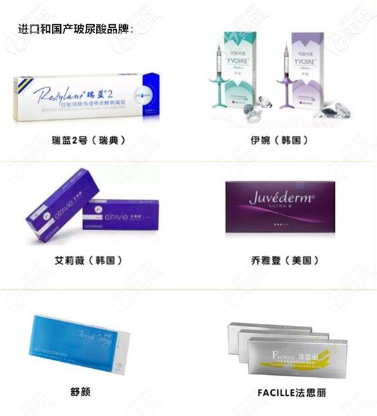 常見的玻尿酸品牌 常見的玻尿酸品牌