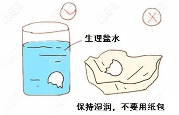 可以放在牛奶、生理鹽水里或孩子嘴里