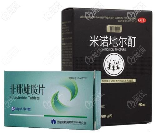 治脫藥物米諾地爾和非那雄胺