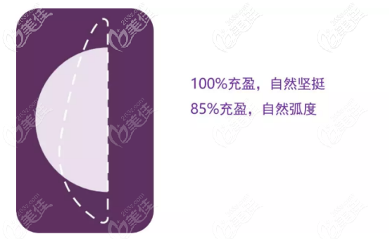 伊思雅假體的充盈度 伊思雅假體的充盈度