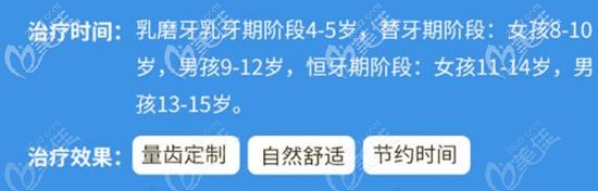 兒童早期矯正時間 兒童早期矯正時間