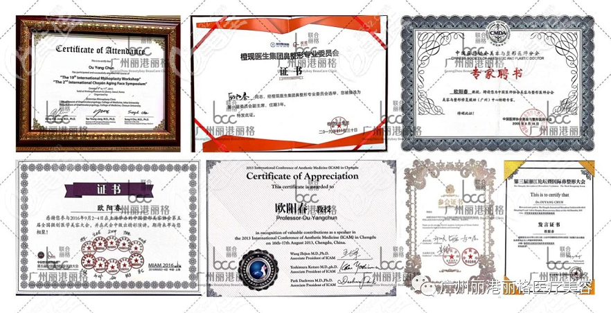 歐陽春學(xué)術(shù)論文證書