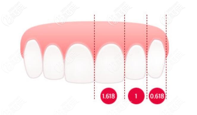 所謂的牙齒修復(fù)黃金比例