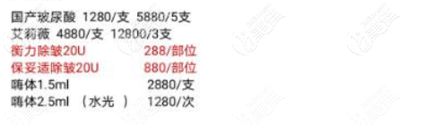 北京蒂凡妮艾莉薇玻尿酸等項(xiàng)目宣傳圖